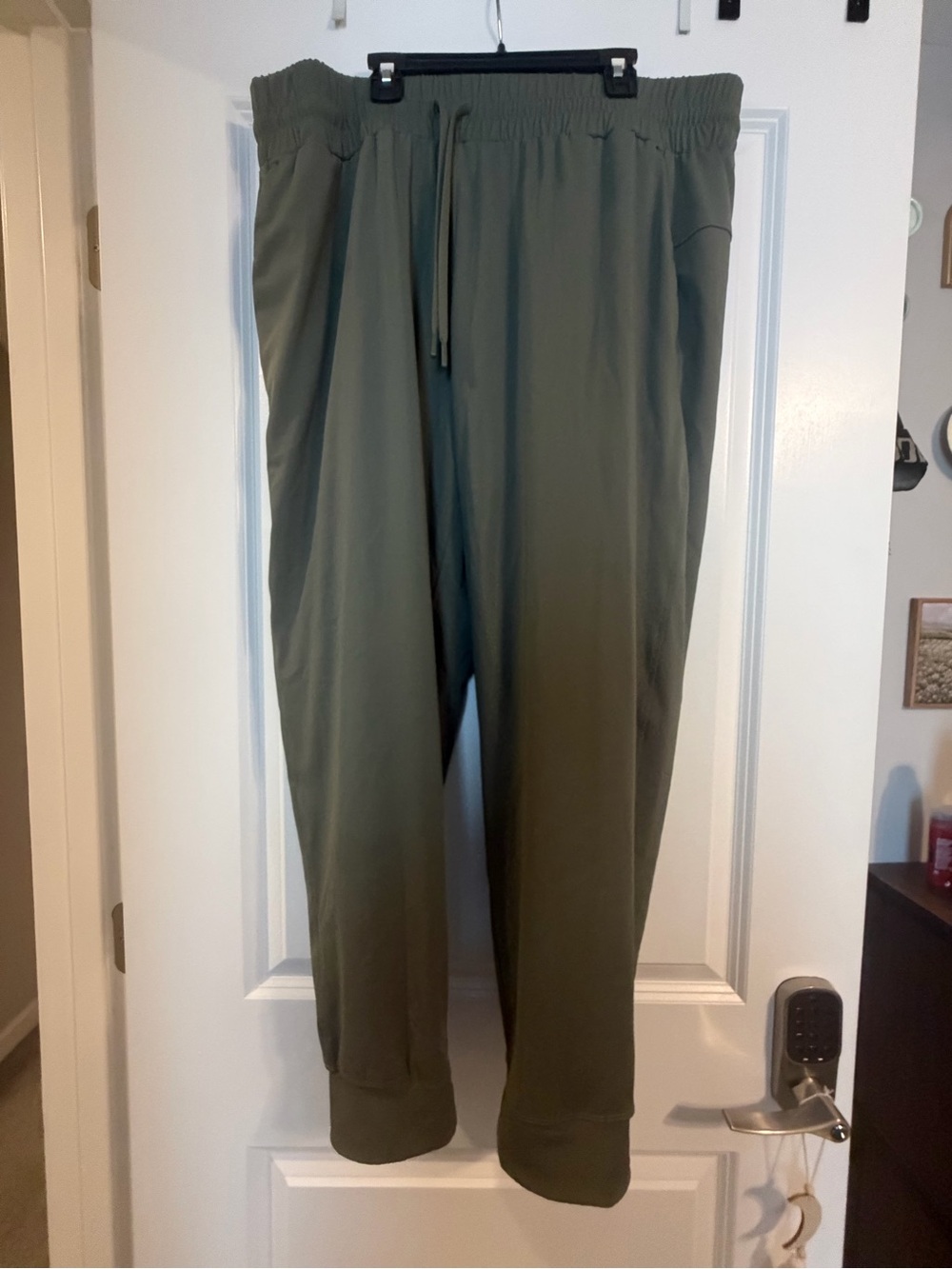 Women's Olive Green Active Jogger Pants